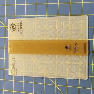 Cuttlebug Anna Griffin Embossing Folders Set of 2 Paper Scrapbook 5 x 7 Celtic